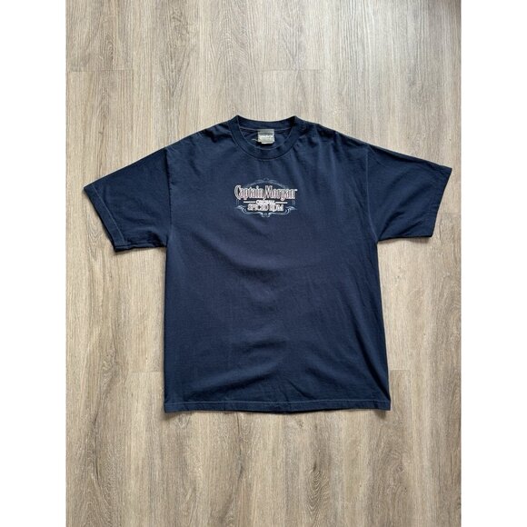 Vintage Y2K Captain Morgan Original Spiced Rum Las Vegas Pirate Art XL Promo - Picture 2 of 8